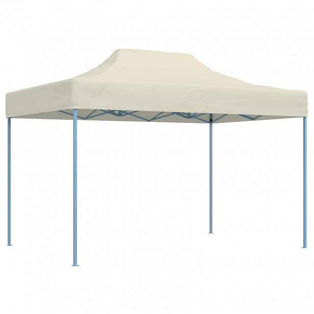 vidaXL Party Stan 280 x 410 x 315 cm Krémová Oxford látka