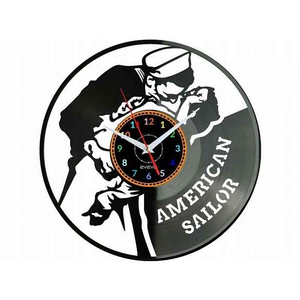 American Sailor Nápad na Dárek Nástěnná Dekorace z vinylové desky