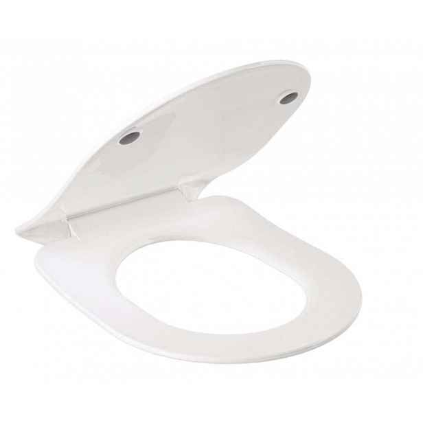 Kludi Resa R - WC sedátko Slim, SoftClosing, QuickRelease, lesklá bílá 23WCS43