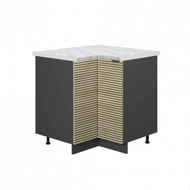 Vicco ROHOVÁ SKŘÍŇKA Fame-Line Dubový panel 80.5 cm , PD Mramor