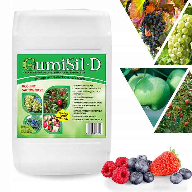 Gumisil-d 20L Biostimulační hnojivo pro ovocné stromy a keře
