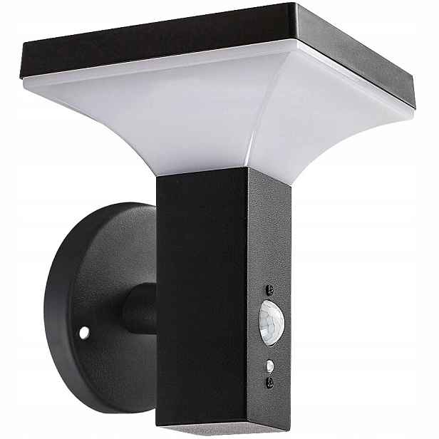 Solární Lampa Led nástěnné svítidlo Snímač pohybu soumraku Silný 600 lm