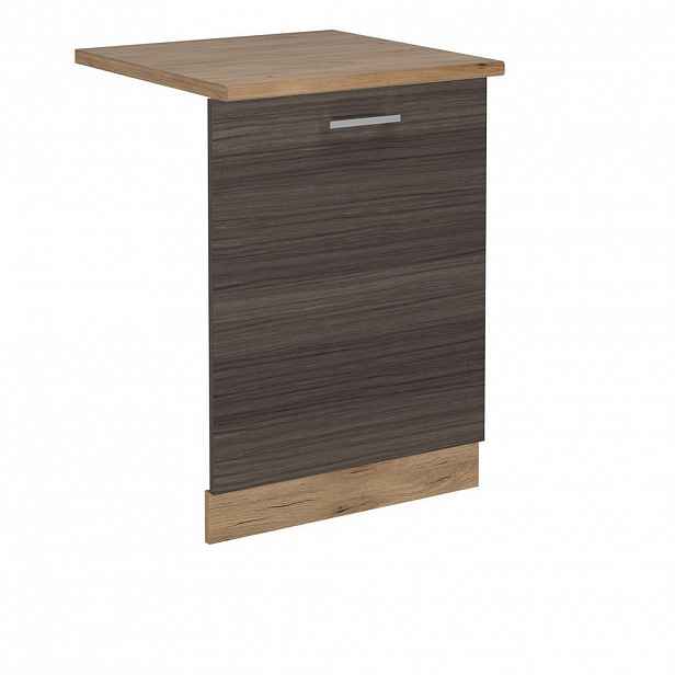 Vicco ČELNÍ PANEL MYČKY R-Line Ušlechtilá šedá 60 cm , PD Dub