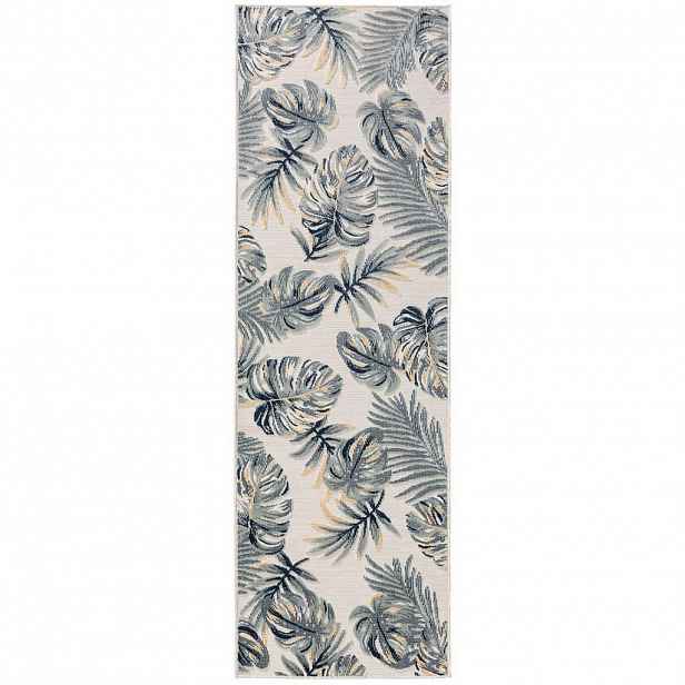 benuta VNITŘNÍ a venkovní koberec Flora Vícebarevné 80x250 cm