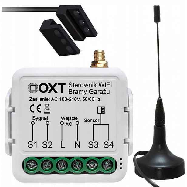 Modul Oxt pro bránové motory s anténou a WiFi senzorem Tuya