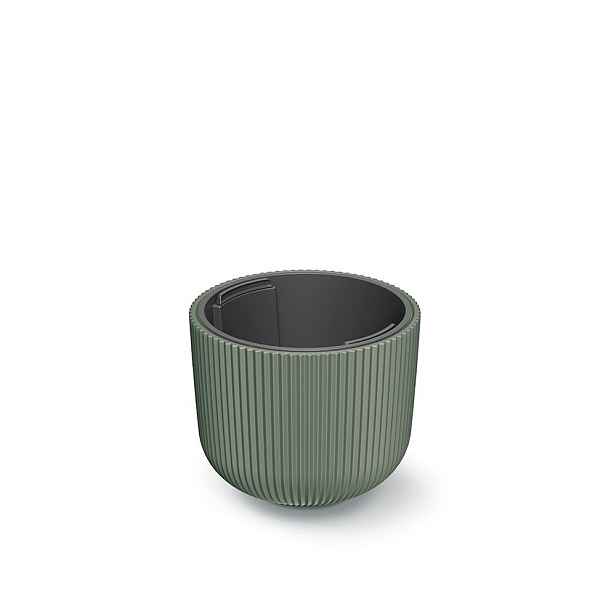 Prosperplast Květináč MILLA X tmavě zelený, varianta 29,8 cm