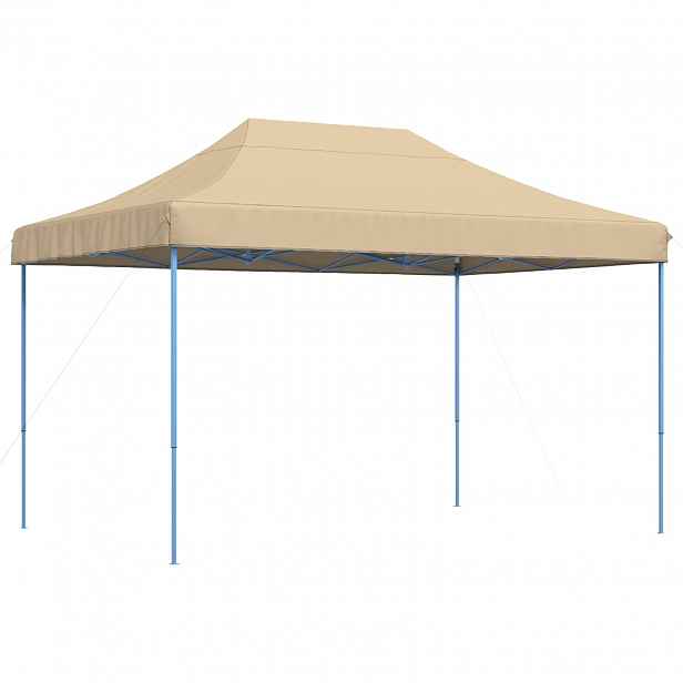 vidaXL Party Stan 279 x 410 x 315 cm Béžová Oxford látka