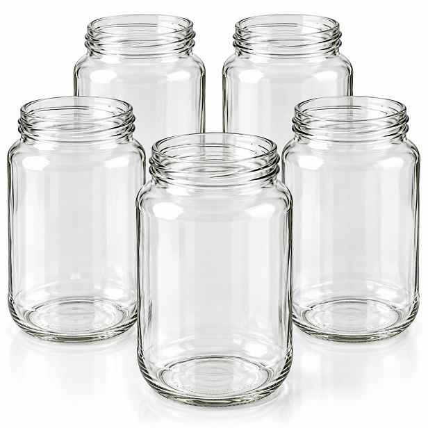 Zavařovací Sklenice 720 ml x 48. Bez Šroubovací Víčka. Sleď, siláž, med, maso, kompot!