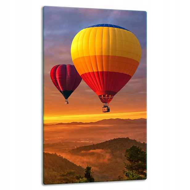 7v1 Skleněná Deska Panel Deska 30x52 Balónky