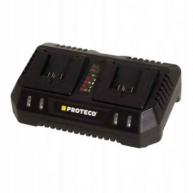Proteco nabíječka systémová 20V, 4A, pro dva akumulátory, 51.99-NAB-20-DUAL