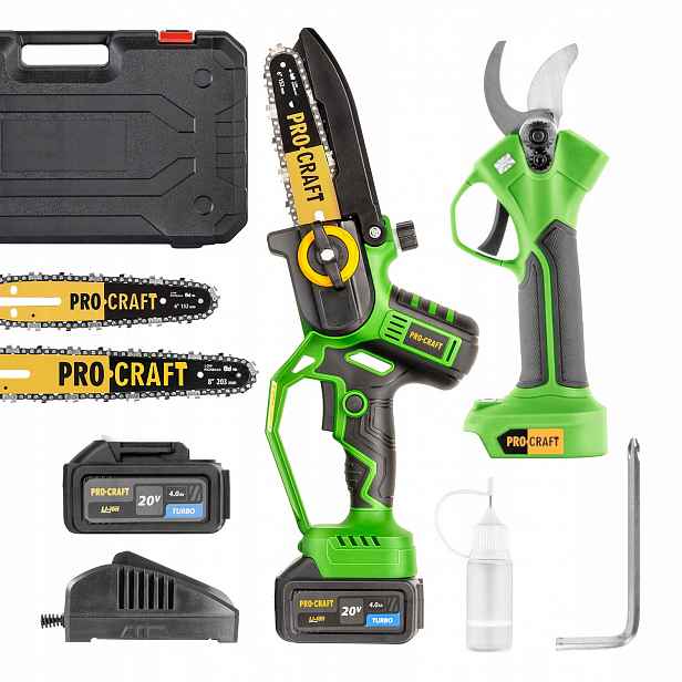 Sada aku ruční pilka PKA32Li a nůžky na větve ES22Libb