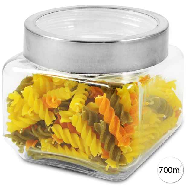 ODELO OD1801 Dóza na potraviny, skleněná, 700ml, 11x12cm