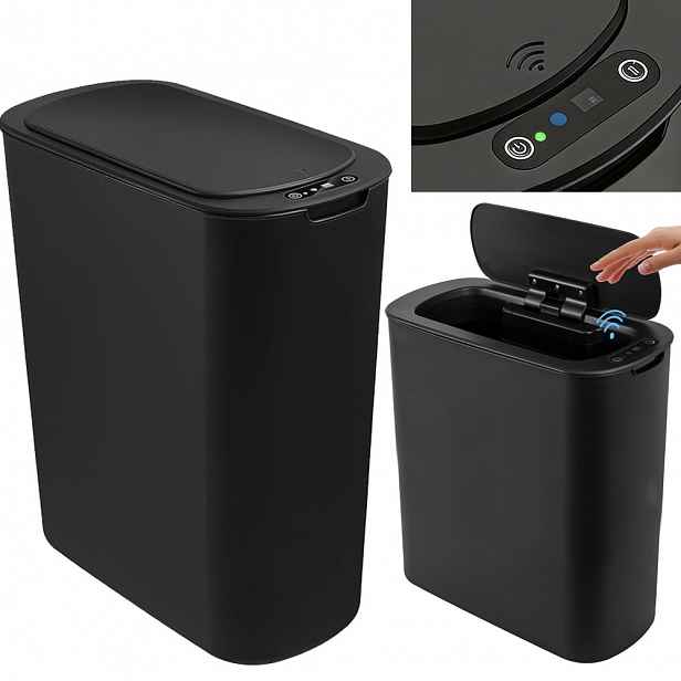 Inteligentní Odpadkový Koš 22L Bezdotykový Automatický Senzor Pohybu XL