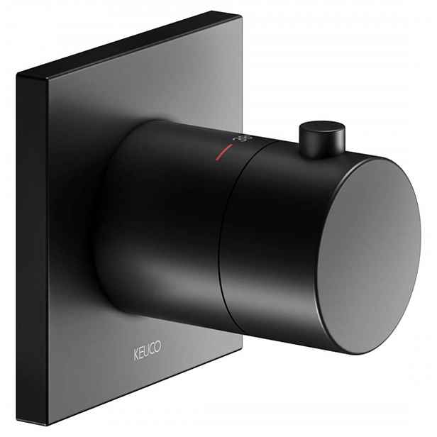 Keuco IXMO - Termostatická baterie pod omítku, matná černá 59553370002