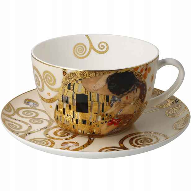 Šálek 500 ml Gustav Klimt Polibek Goebel