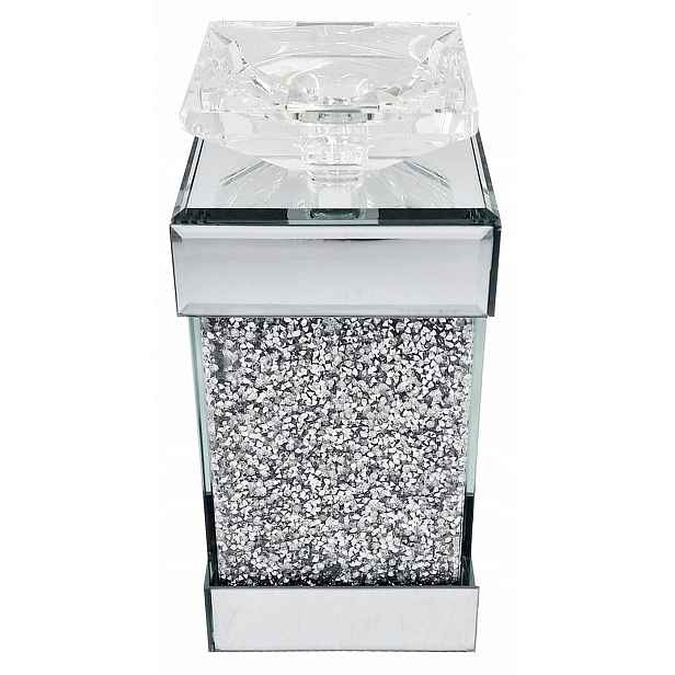 Svícen Glamour krystaly Lampion zrcadlo BJ008/L
