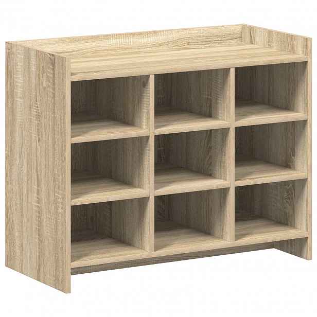 vidaXL Skříň na obuv Dub sonoma 85 x 39,5 x 70 cm Kompozitní dřevo