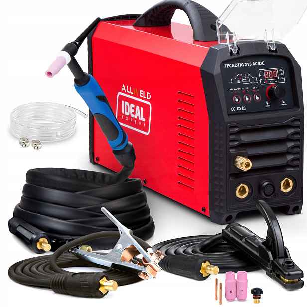 Invertorová Svářečka Ideal Tecno Tig 215 Ac DC Puls Mma 230V 200A Hf Igbt