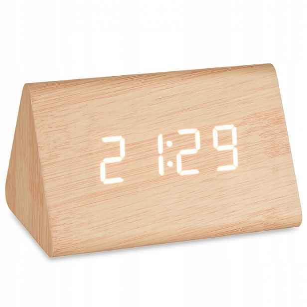 Elektronické hodiny z Mdf