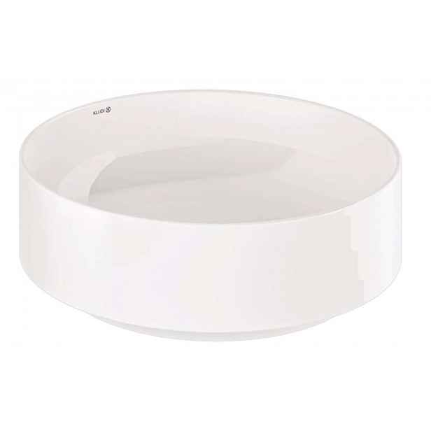 Kludi Resa R - Umyvadlo na desku, průměr 40 cm, lesklá bílá 58CW1043