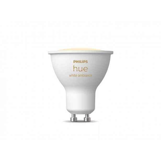 Philips Hue White Ambiance - Chytrá LED žárovka GU10, 400 lm 929003666701