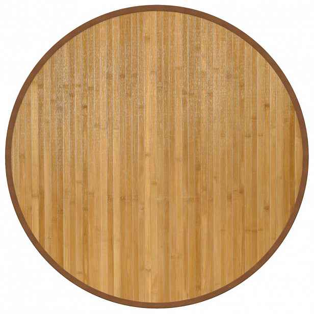 vidaXL Koberec kulatý přírodní 80 cm bambus