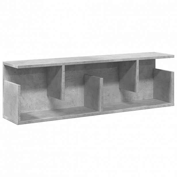 vidaXL Nástěnná skříňka 100x20x30 cm betonově šedá kompozitní dřevo