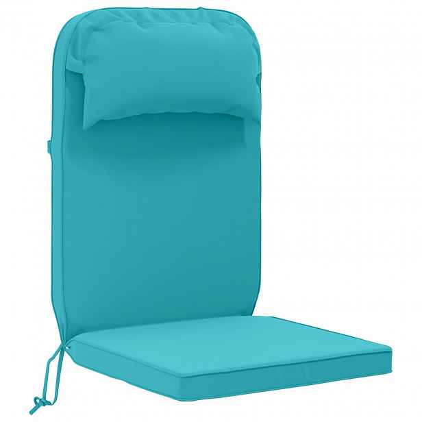 vidaXL Polštář na sluneční lehátko 100% polyester Tyrkysová