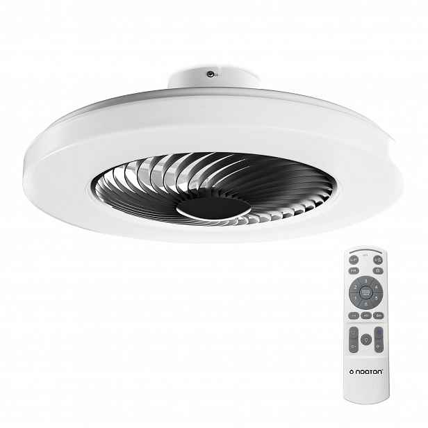 Noaton 12058B Triton, černá, stropní ventilátor se světlem
