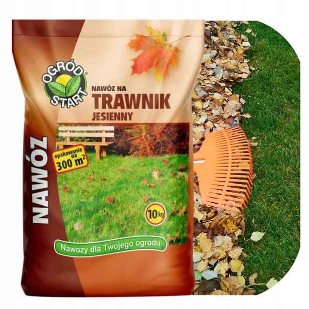 Podzimní hnojivo pro trávníky zvyšuje odolnost vůči mrazu 10 kg Ogród Start