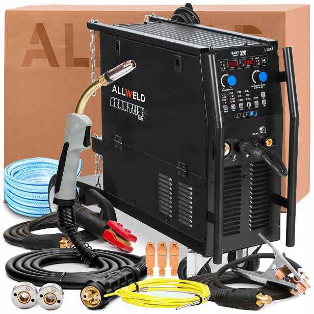Svařovací Stroj 3V1 Spartus Easymig 320 Mma Tig DC Synergie Flux 400V 300A Igbt