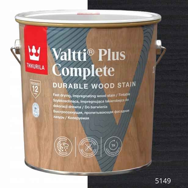 Tikkurila Lakovací Hmota Valtti Plus Complete 2,7 L, Barva 5149