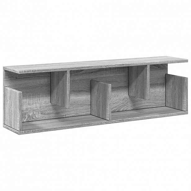 vidaXL Nástěnná skříňka 100 x 20 x 30 cm šedá sonoma kompozitní dřevo