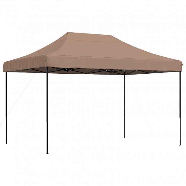 vidaXL Party Stan 279 x 410 x 315 cm Hnědá Oxford látka