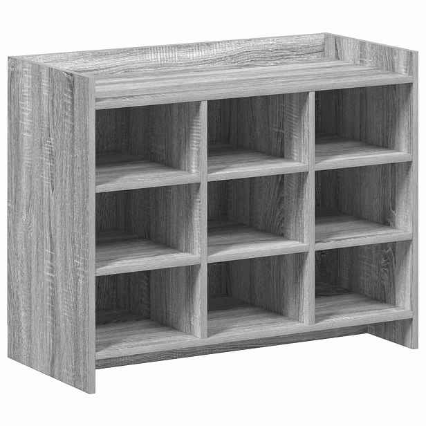 vidaXL Skříň na obuv Šedý Sonoma 85 x 39,5 x 70 cm Kompozitní dřevo