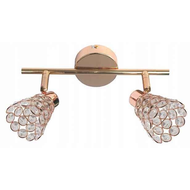 Zlatá nástěnná a stropní lampa 2XG9 Glossy Candellux