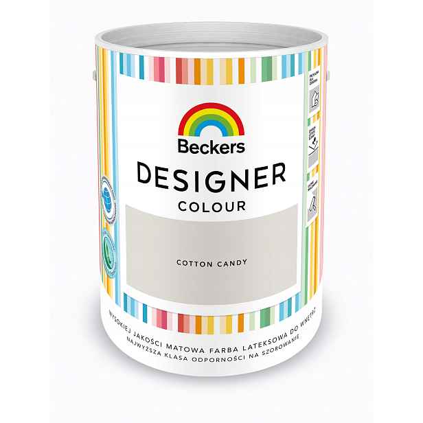 Beckers Designer Colour 5L Mat Barva bavlněný bonbon