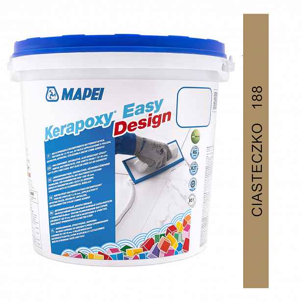 Epoxidová spárovací hmota Mapei Kerapoxy Easy Design 3kg barva 188 sušenka