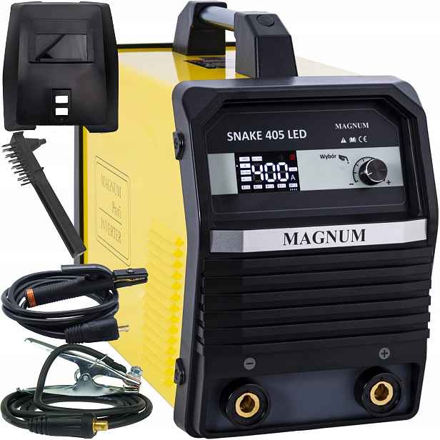 Magnum Snake 405 Led Invertorová svářečka Mma 400A Vrd Hot Start