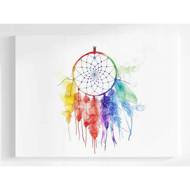 Plakát Barevný Lapač Snů Dream Catcher 100x75
