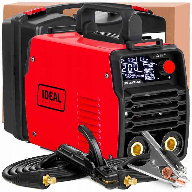 Invertorová Svářečka Ideal Praktik 200 Led 230V 200A Mma Tig Lift Synergie