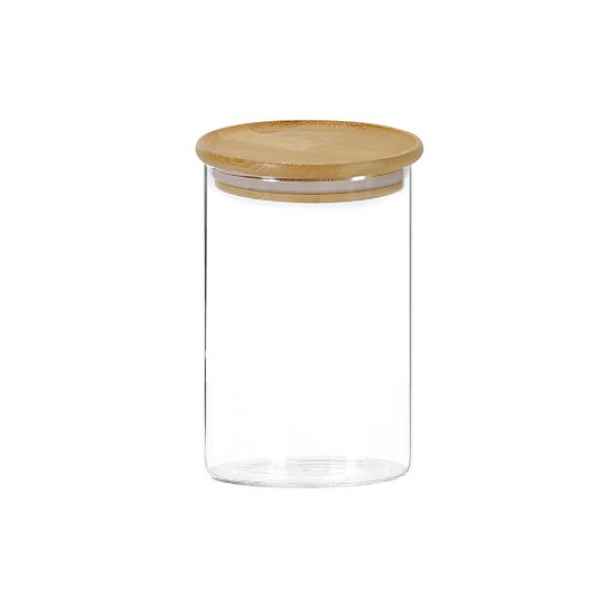 Zásobní dóza, skleněná, 800ml, s bambusovým víčkem - Kesper
