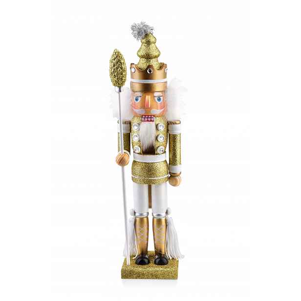 Louskáček figurka Lila Santa 39 Cm