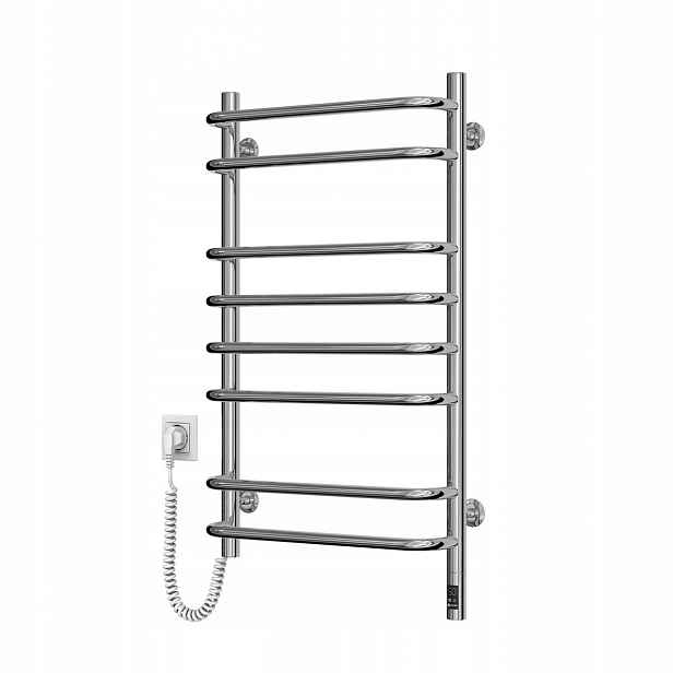 Elektrický koupelnový radiátor Symphonia Sensor 480х800 Nerezový, levý