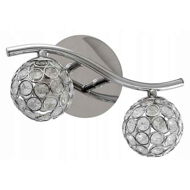 Nástěnné svítidlo s krystaly 2X40W G9 Starlet Candellux