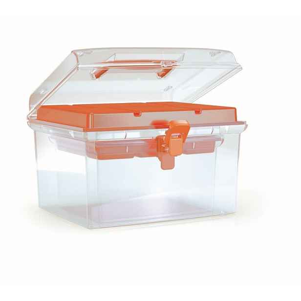 Prosperplast Sada organizérů 2v1 GEORG 24,5 x 21,4 x 15,8 cm oranžová