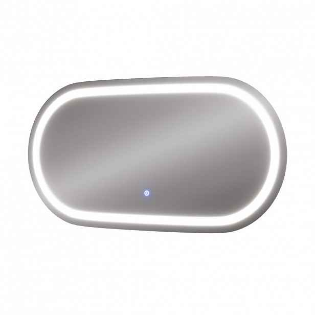 Vicco KOUPELNOVÉ ZRCADLO Miral Sklo 100 x 50 cm s osvětlením čelním světlem