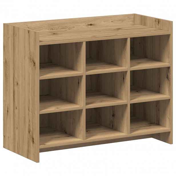 vidaXL Skříň na obuv 85 x 39,5 x 70 cm Kompozitní dřevo Dub artisan