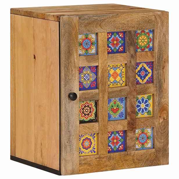 vidaXL Zavěšená koupelnová skříň Přírodní 38 x 33 x 48 cm