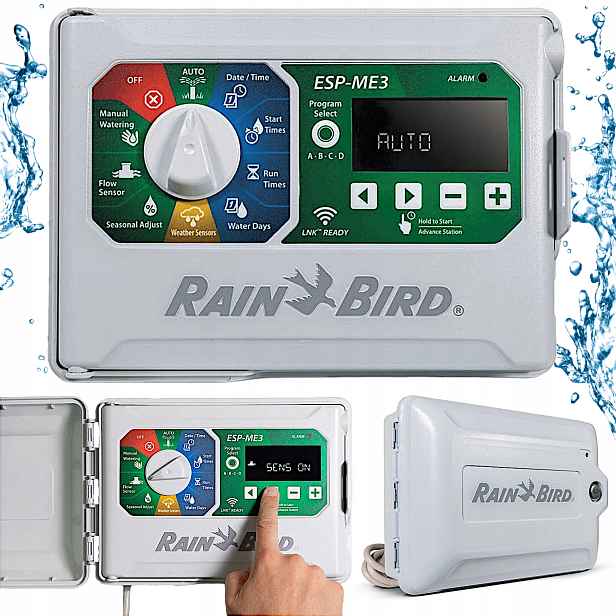 Modulární Regulátor Esp 3 Meeu Pro Zavlažování 230V 4-SEKČNÍ Rain Bird